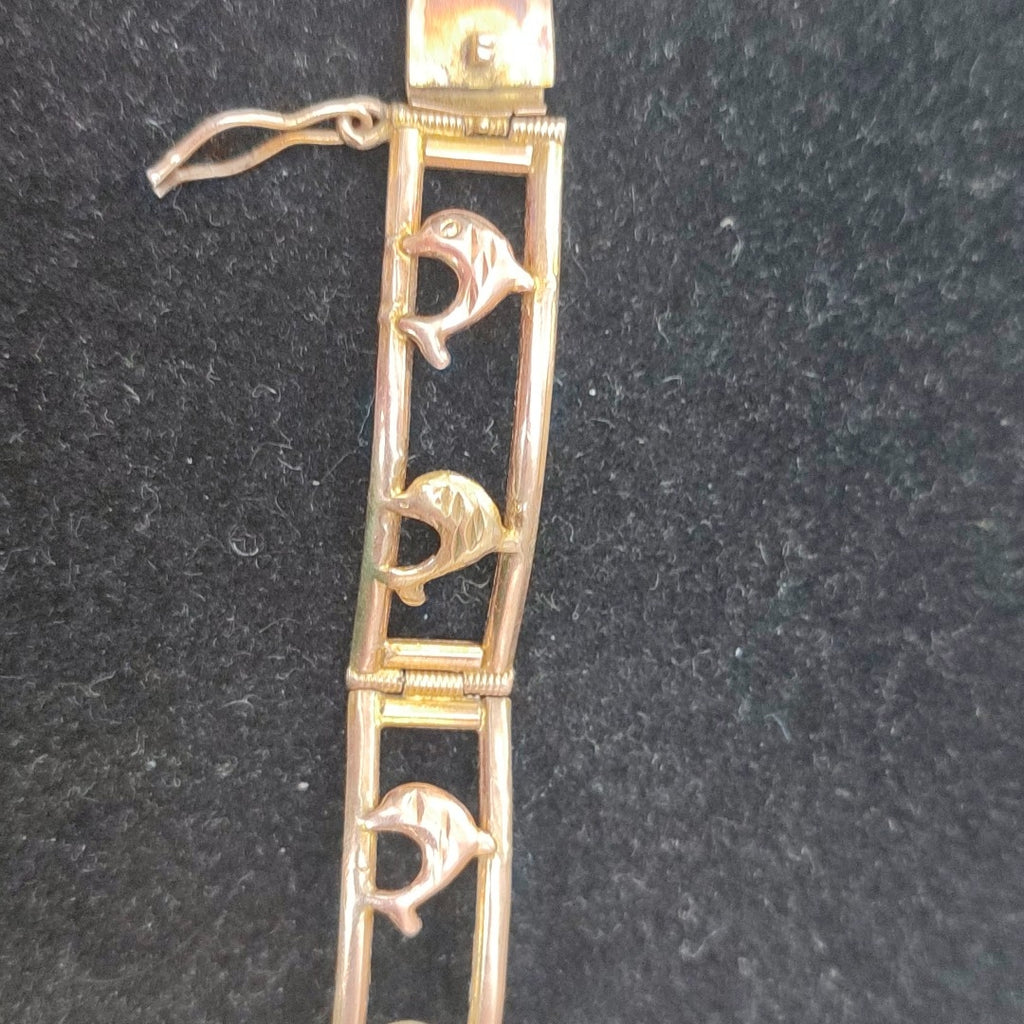 RELOJ CAJA ACERO PULSO ORO ORO 8 K 17,90 GRMS (SEMINUEVO)