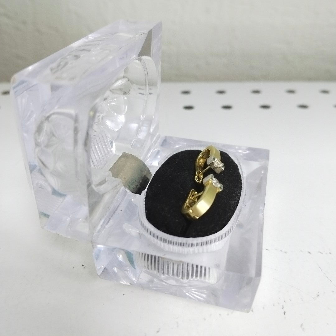 ARETES PAR ORO 14 K 4,40 GRMS (SEMINUEVO)