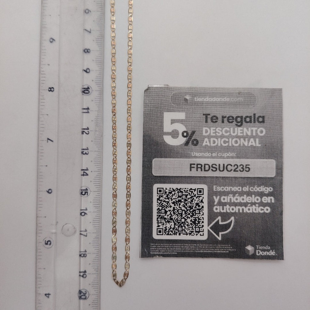 CADENA ORO 10 K 2,00 GRMS (SEMINUEVO)