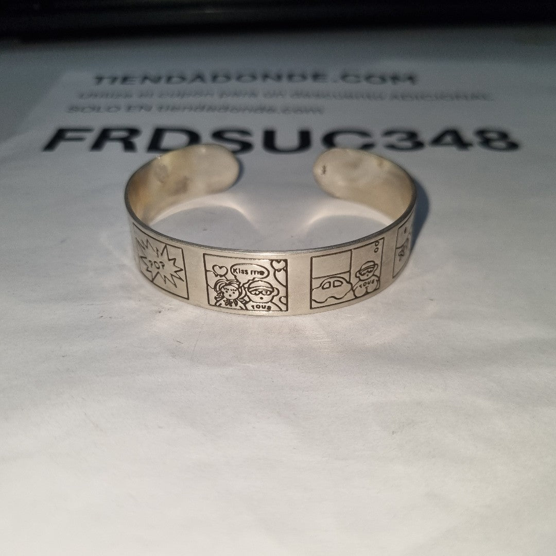 PULSERA RIGIDA PLATA 23 GRMS (SEMINUEVO)