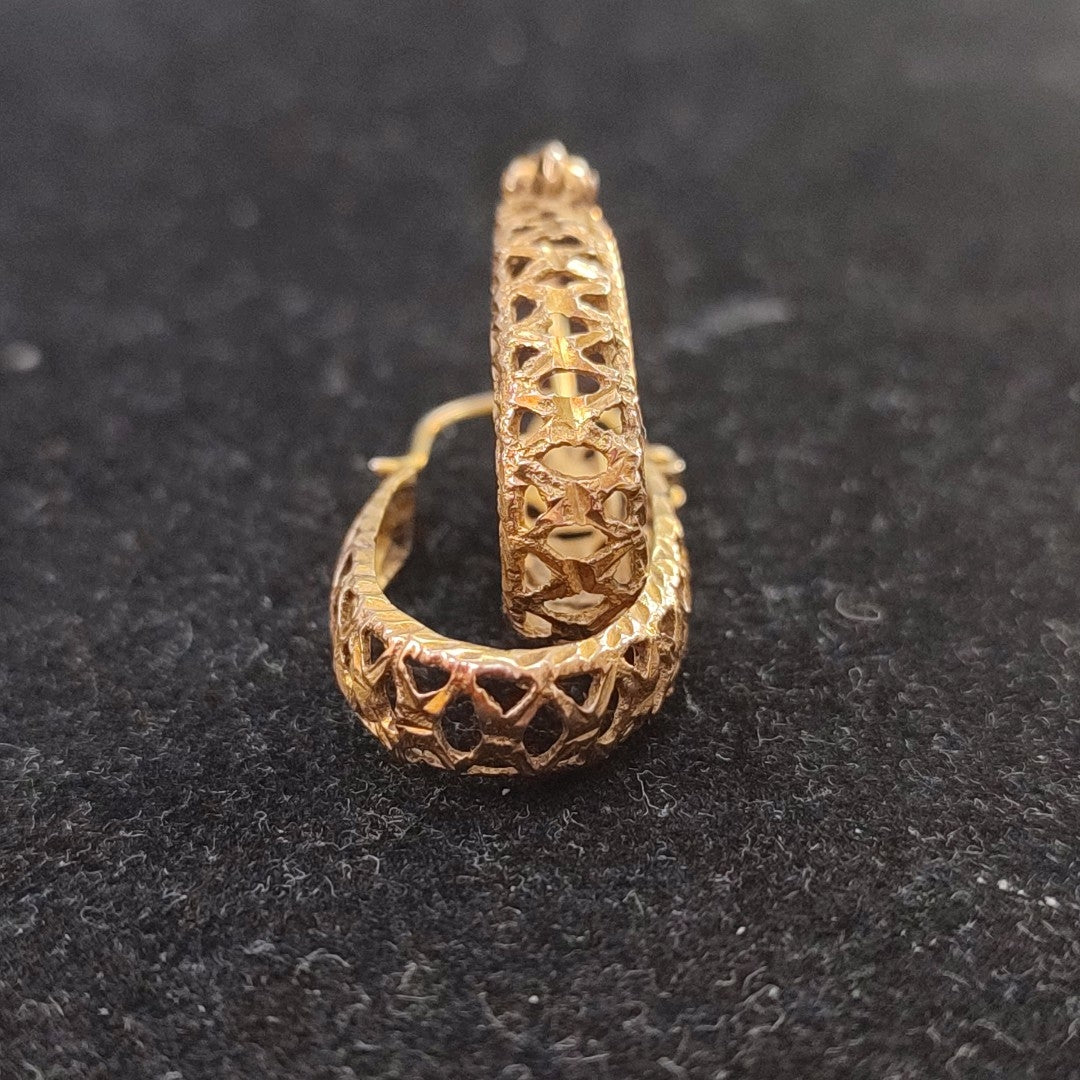 ARRACADAS PAR ORO 10 K 3,00 GRMS (SEMINUEVO)