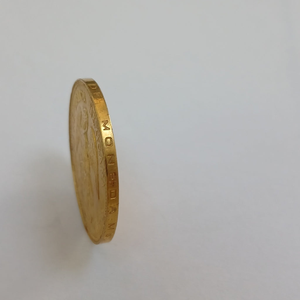 K1 16.6 GRMS 21 K IDENTIFICACIÓN MEDALLA CONMEMORATIVA, MONEDA NOMINATIVA (SEMINUEVO)
