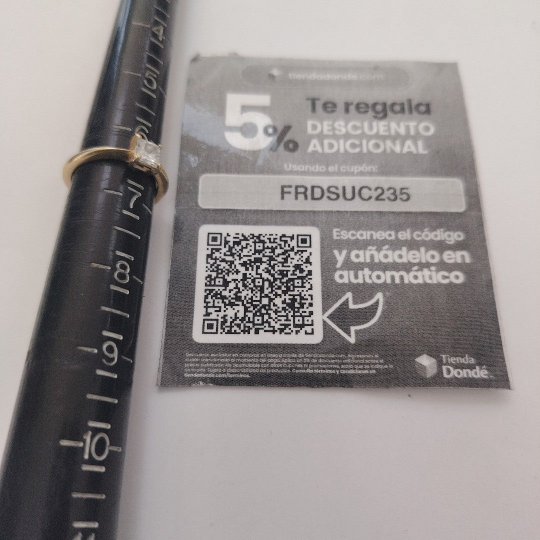 SOLITARIO ORO 10 K 2,50 GRMS (SEMINUEVO)
