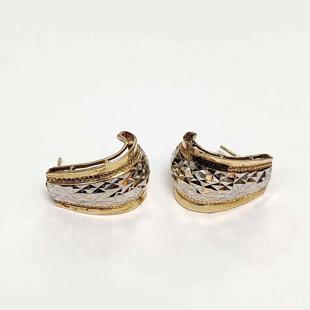 ARETES PAR ORO 14 K 3.7 GRMS (SEMINUEVO)