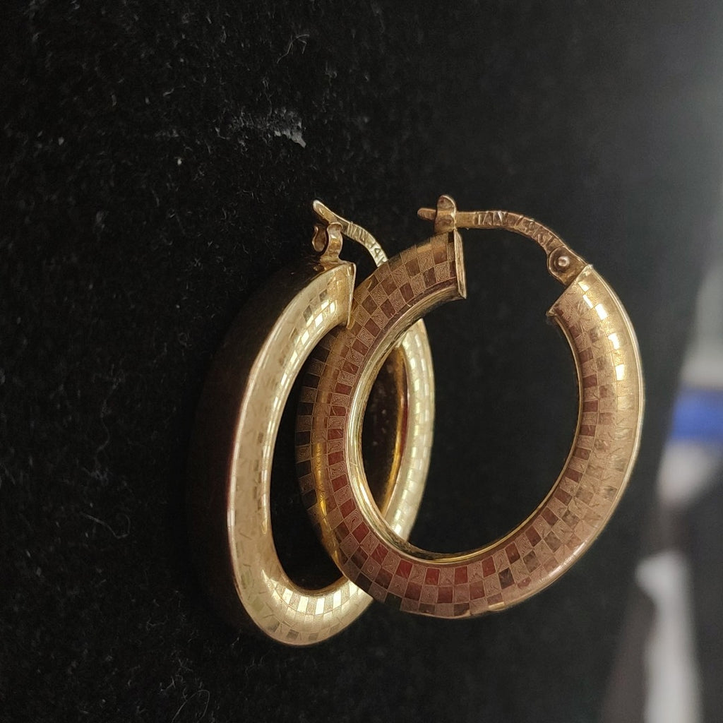 ARRACADAS PAR ORO 14 K 4,90 GRMS (SEMINUEVO)