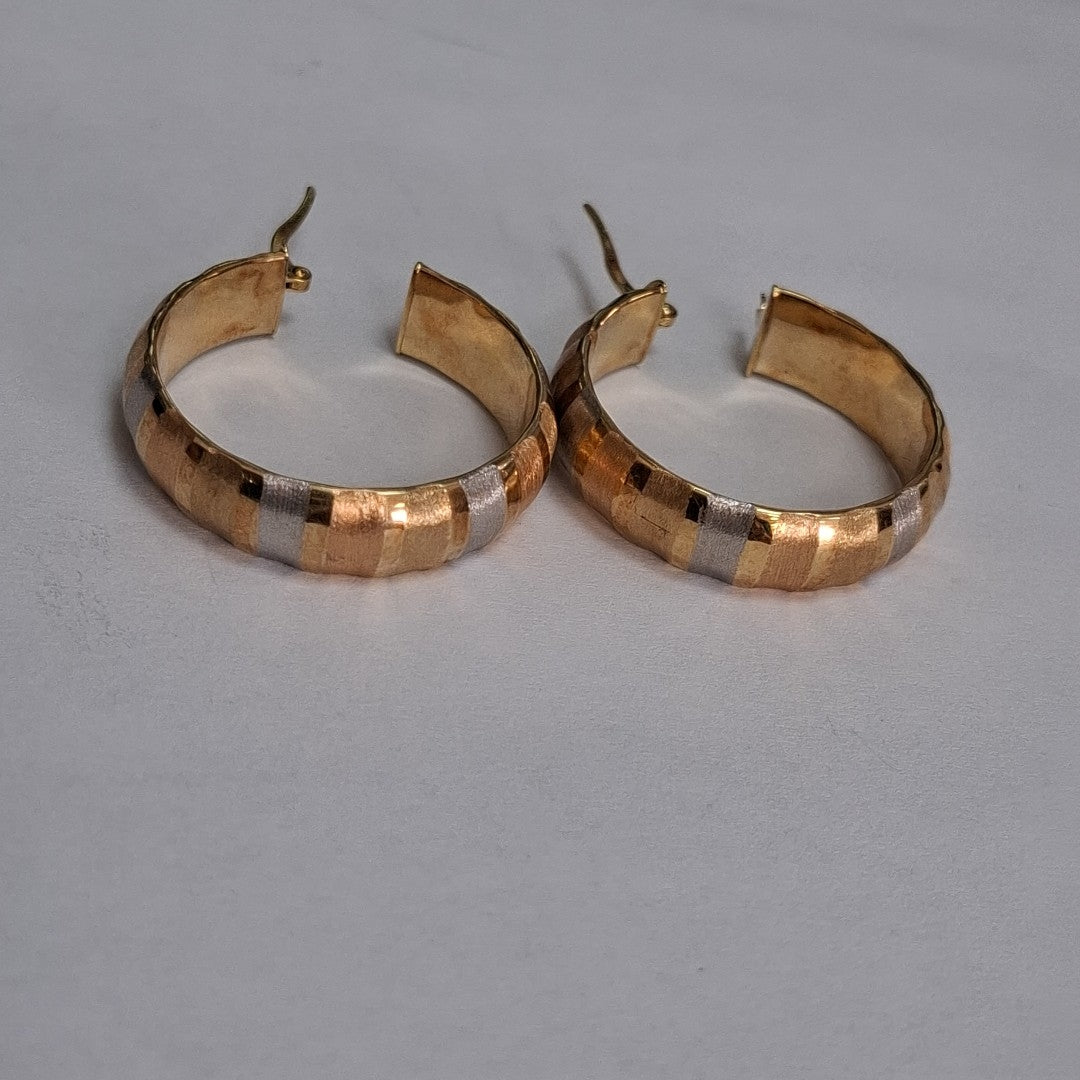 ARRACADAS PAR ORO 14 K 4,60 GRMS (SEMINUEVO)
