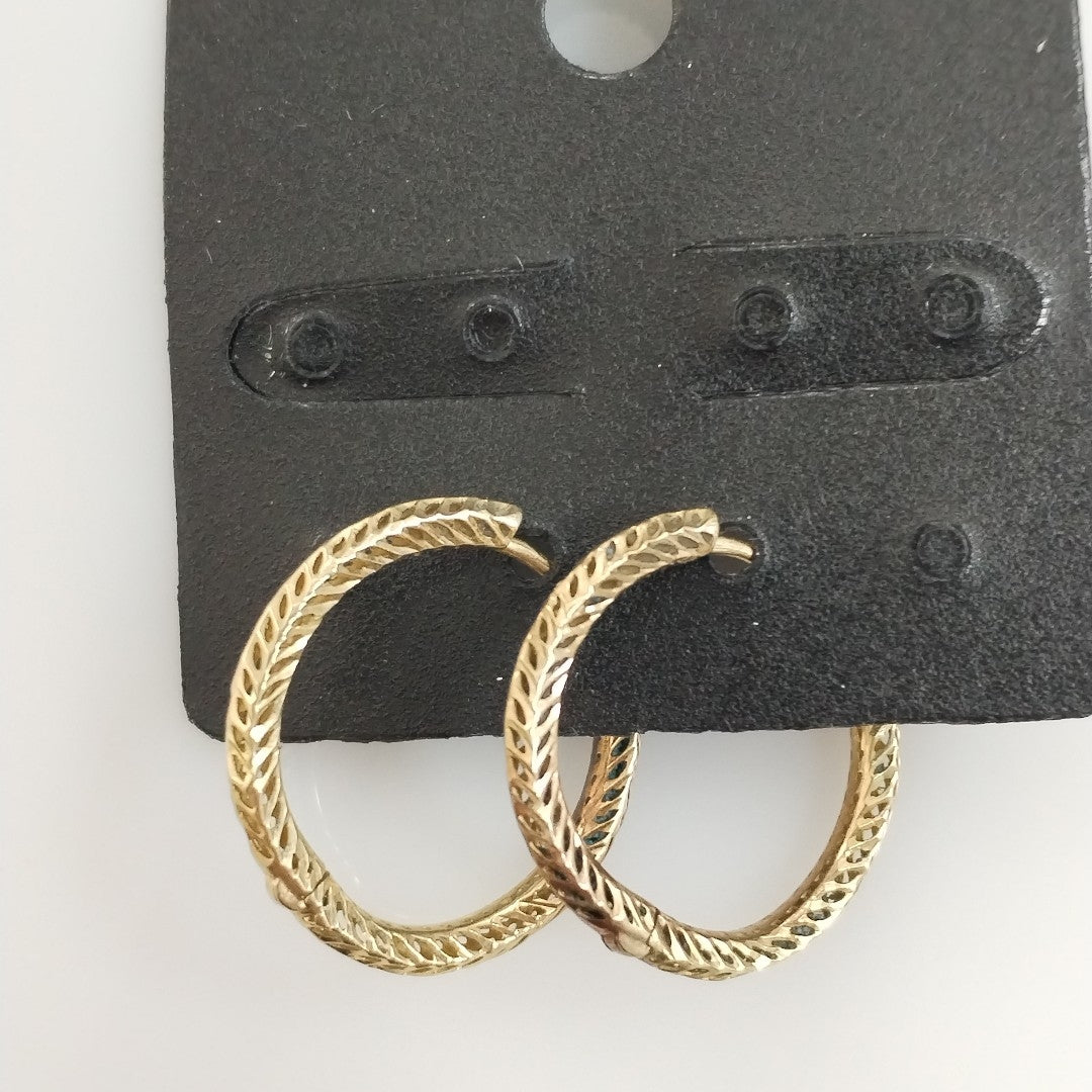 ARRACADAS PAR ORO 8 K 1.2 GRMS (SEMINUEVO)