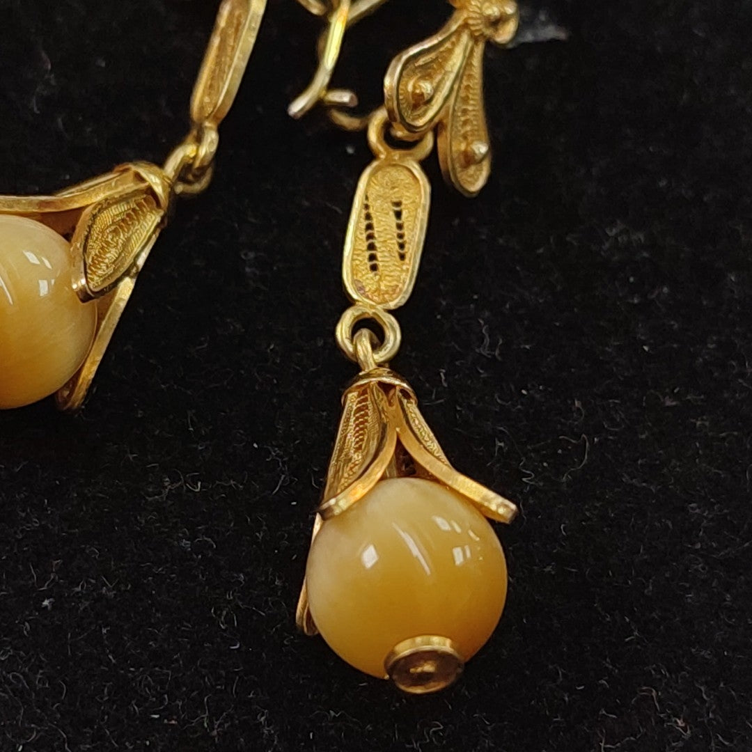 ARETES PAR ORO 10 K 5,60 GRMS (SEMINUEVO)