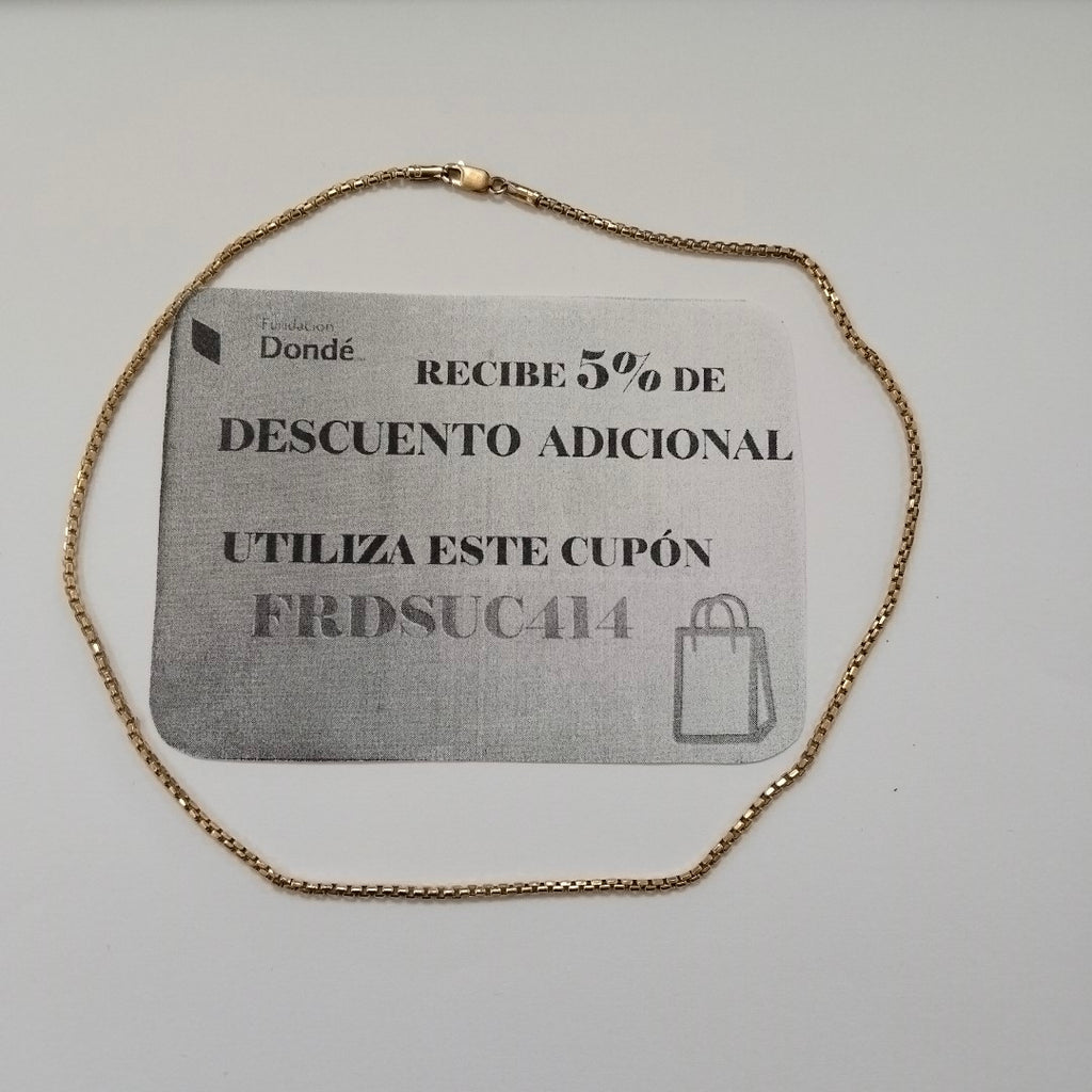 CADENA ORO 10 K 2.8 GRMS (SEMINUEVO)