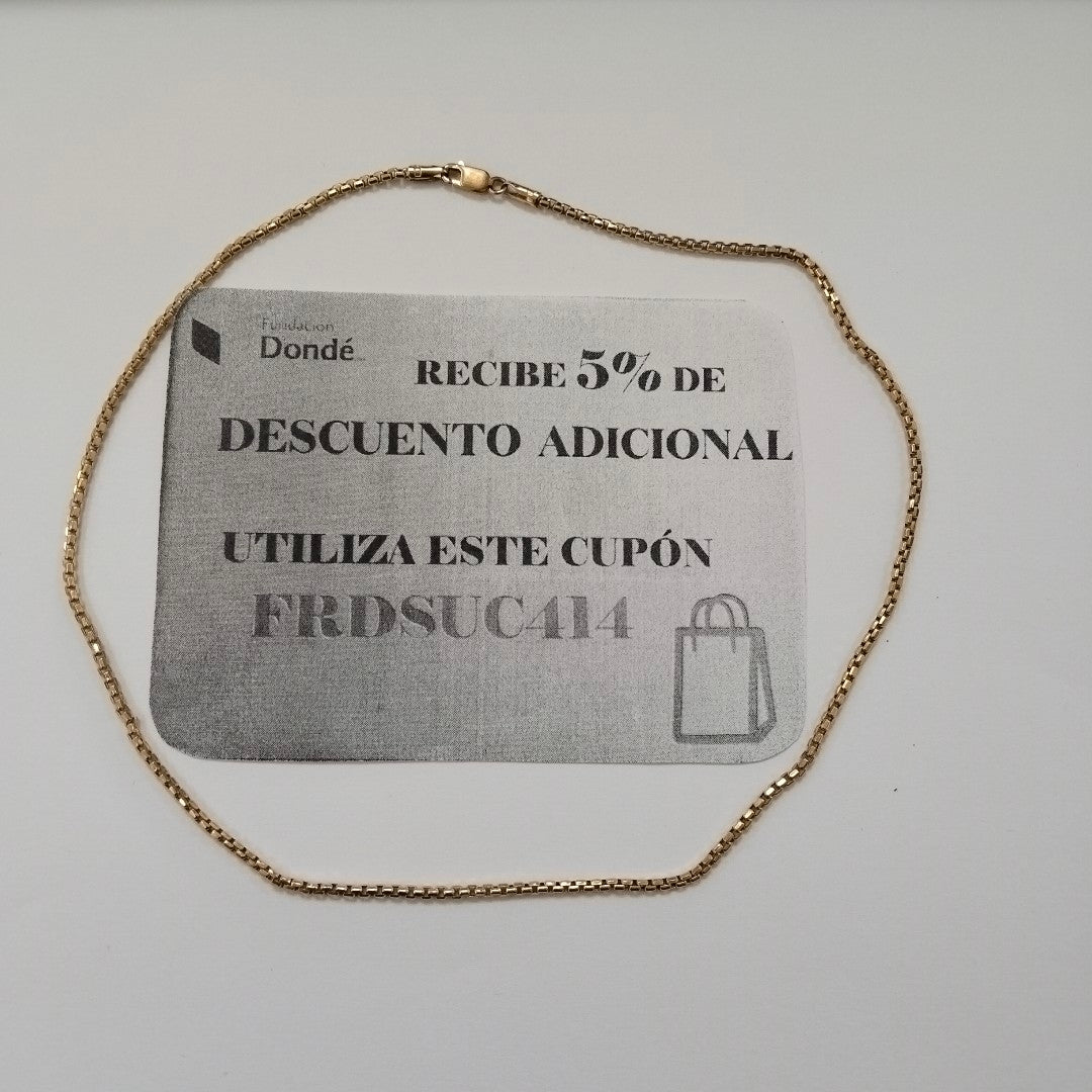 CADENA ORO 10 K 2.8 GRMS (SEMINUEVO)