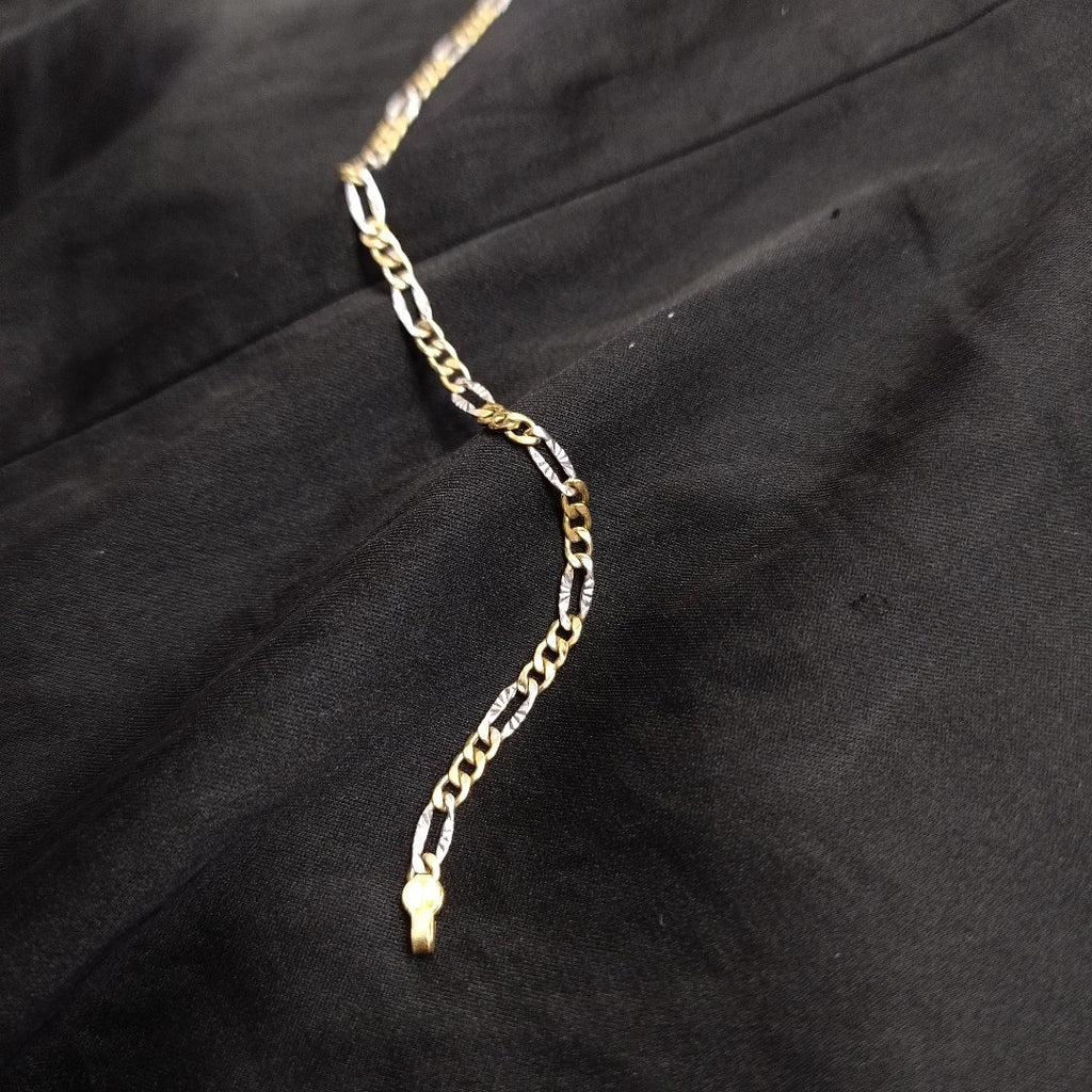 PULSERA ORO COMBINADO 18 K 0.9 GRMS (SEMINUEVO)
