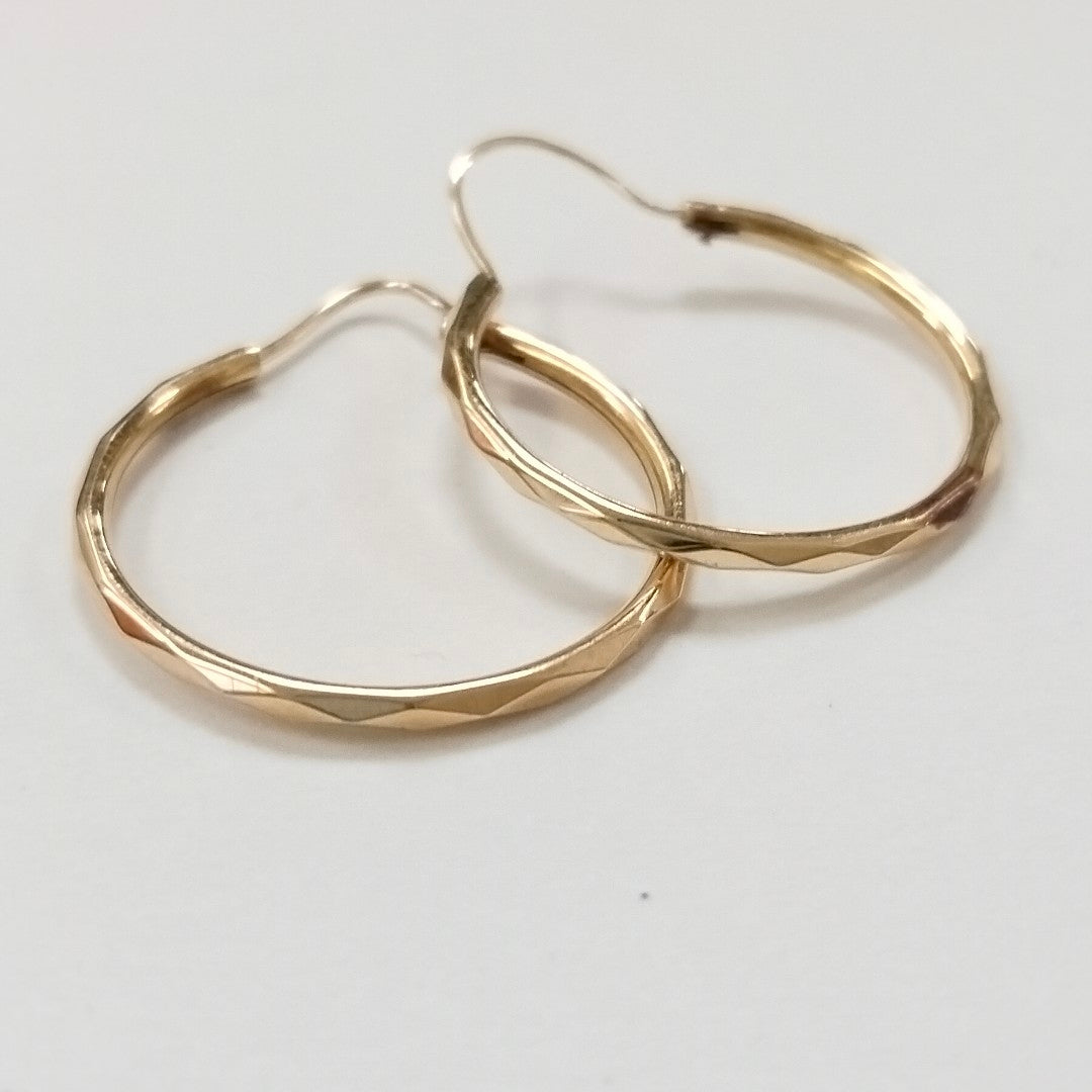 ARRACADAS PAR ORO 14 K 1.6 GRMS (SEMINUEVO)