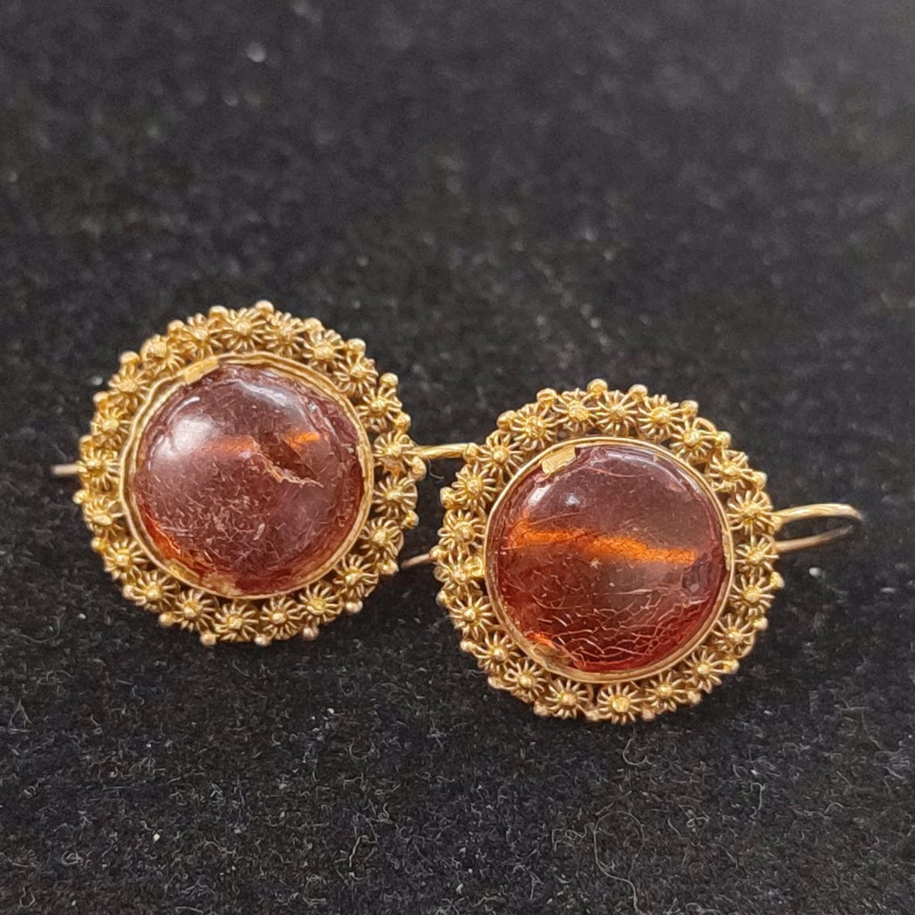 ARETES PAR ORO 10 K 4,20 GRMS (SEMINUEVO)