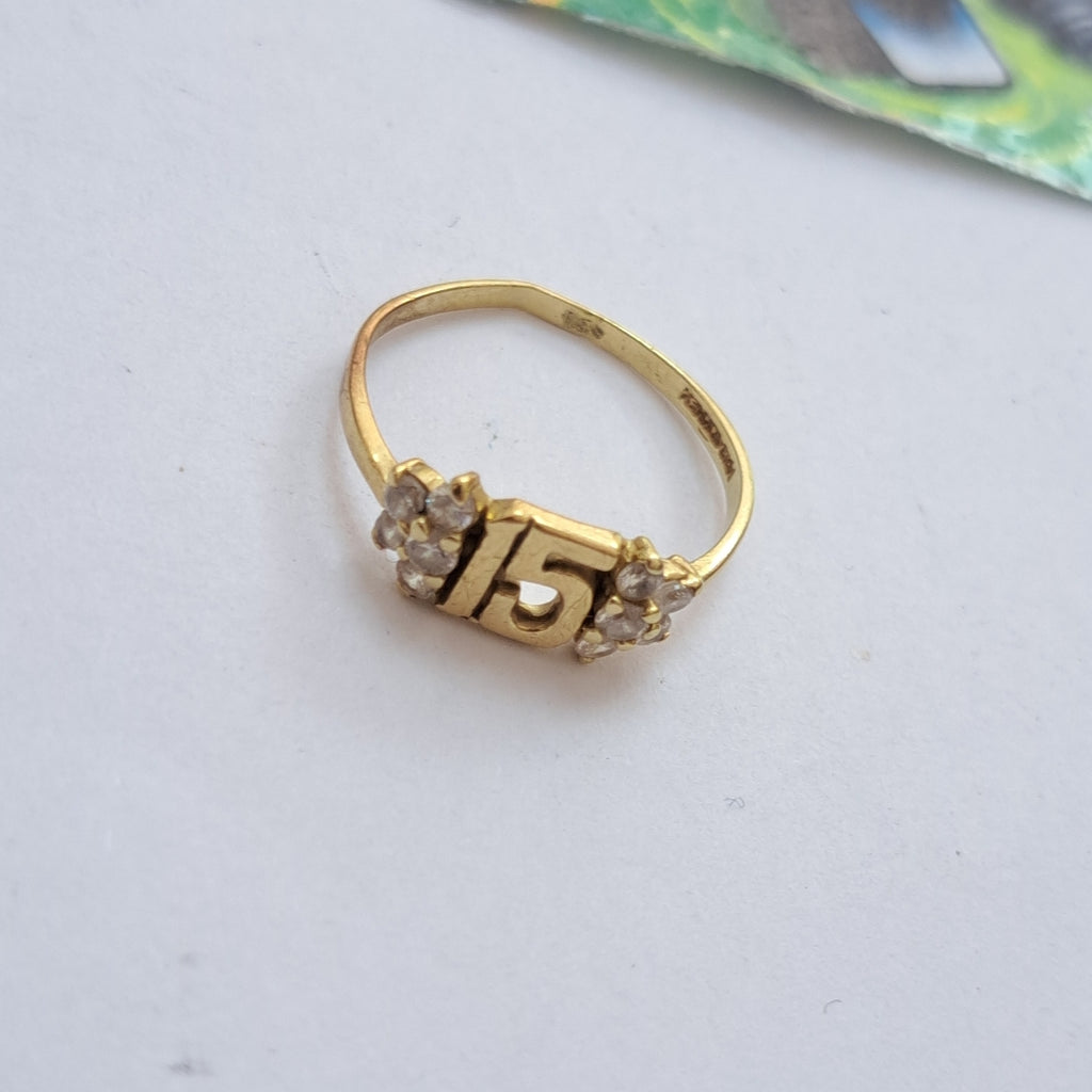 ANILLITO ORO 10 K 1,50 GRMS (SEMINUEVO)