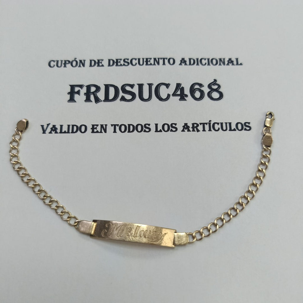 ESCLAVA ORO 10 K 3,80 GRMS (SEMINUEVO)