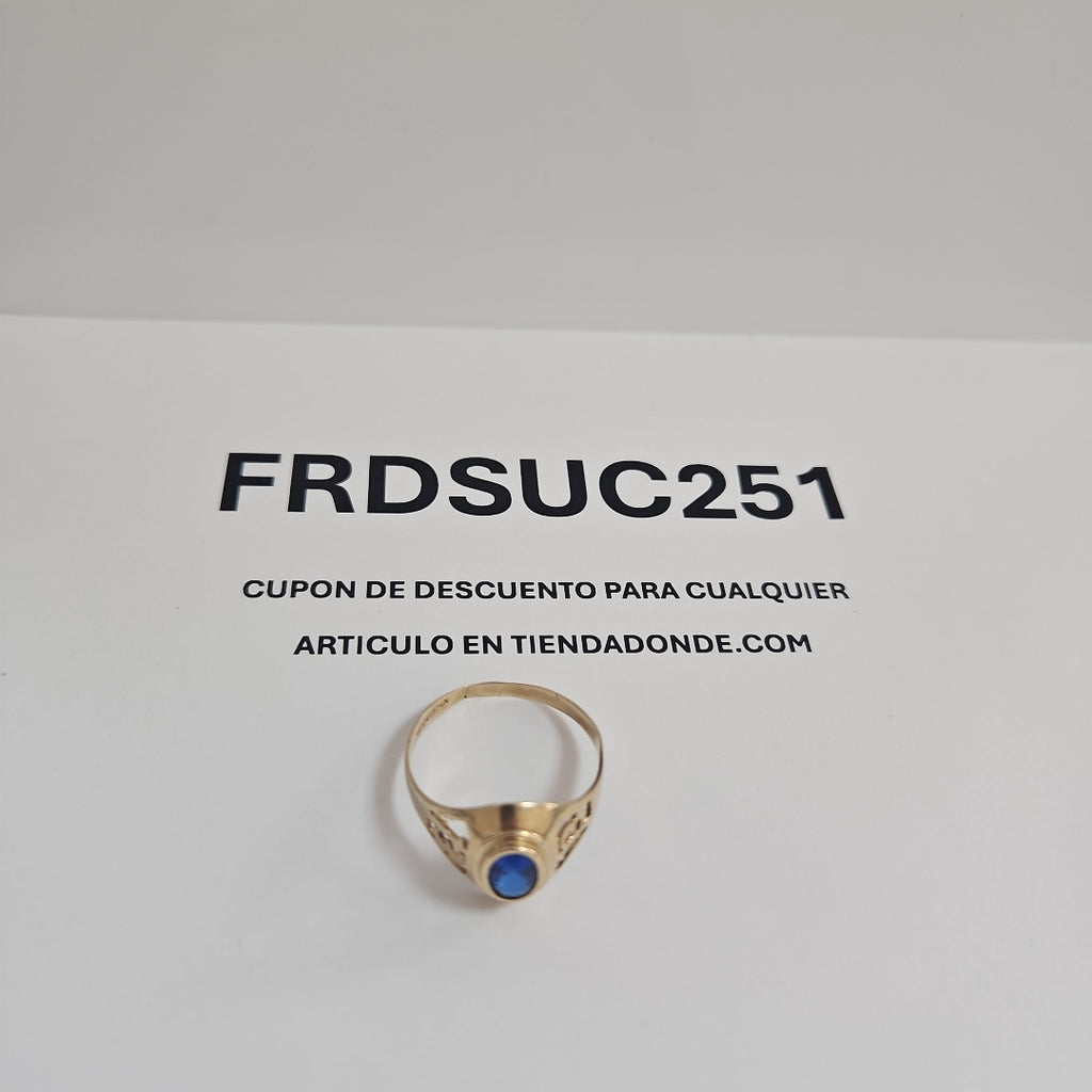 ANILLO ORO 10 K 2.5 GRMS (SEMINUEVO)