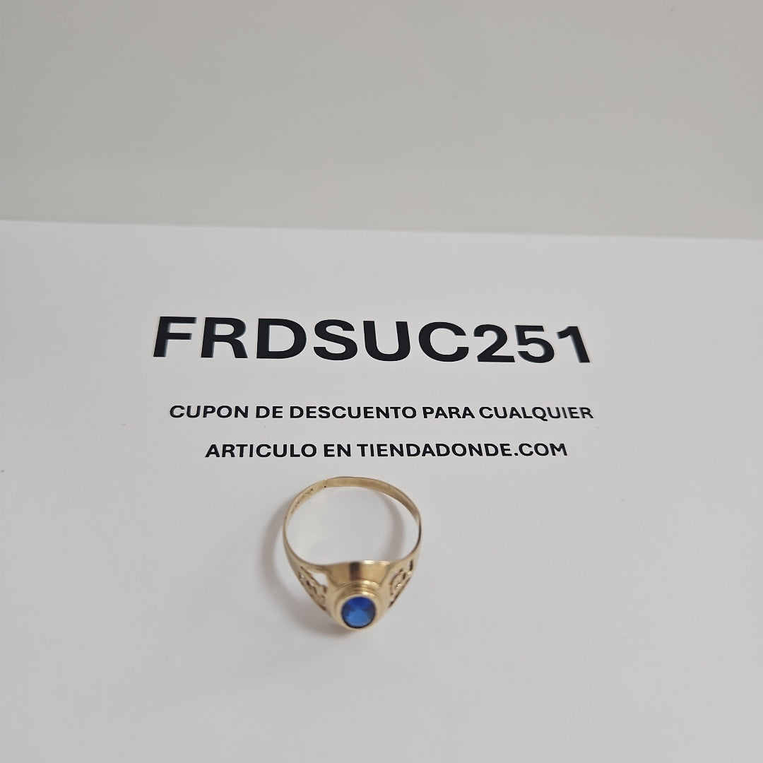 ANILLO ORO 10 K 2.5 GRMS (SEMINUEVO)