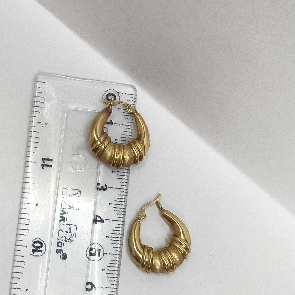 ARRACADAS PAR ORO 10 K 2,10 GRMS (SEMINUEVO)