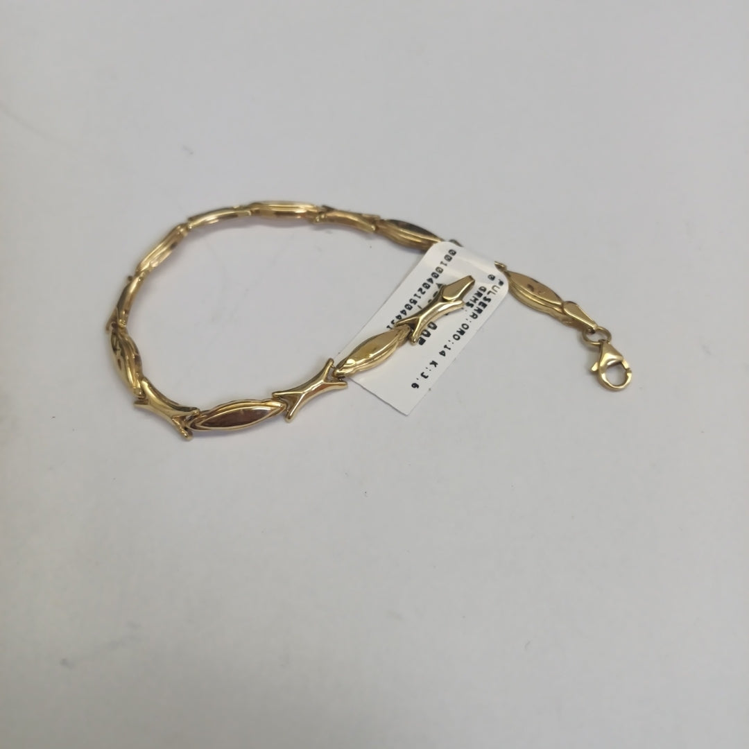 PULSERA ORO 14 K 3,60 GRMS (SEMINUEVO)