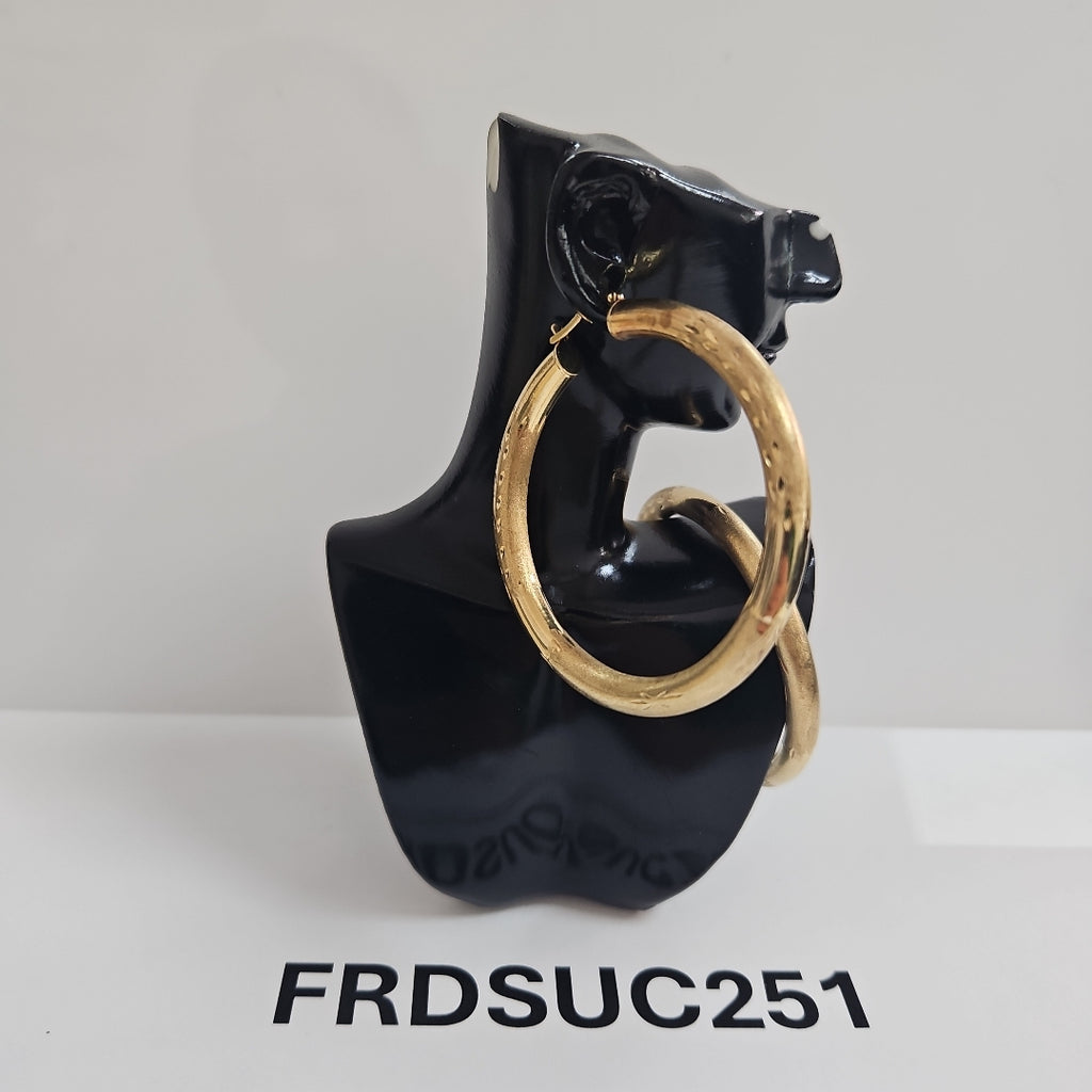 ARRACADAS PAR ORO 14 K 10.2 GRMS (SEMINUEVO)