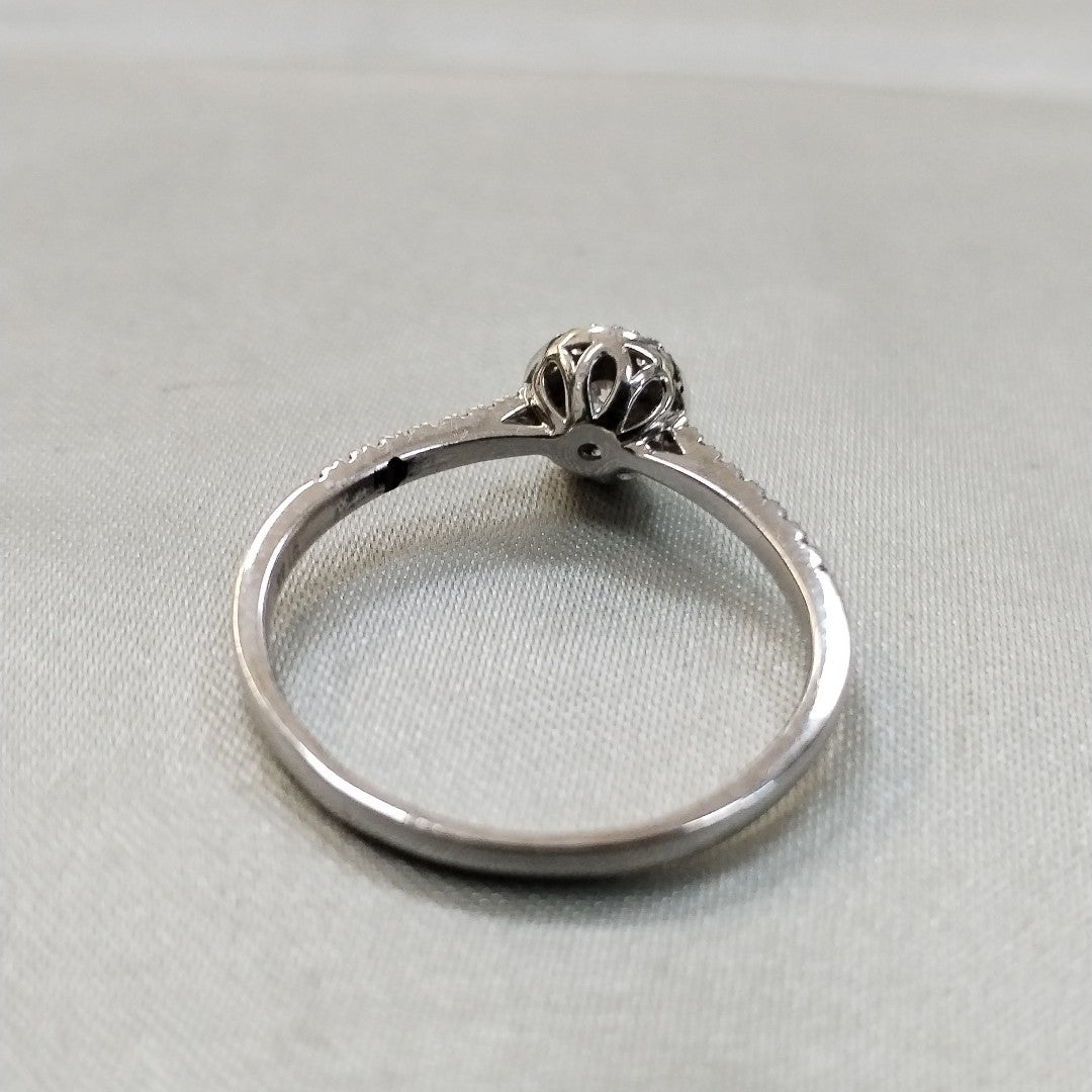ANILLITO ORO,ORO BLANCO 14 K 2,40 GRMS (SEMINUEVO)