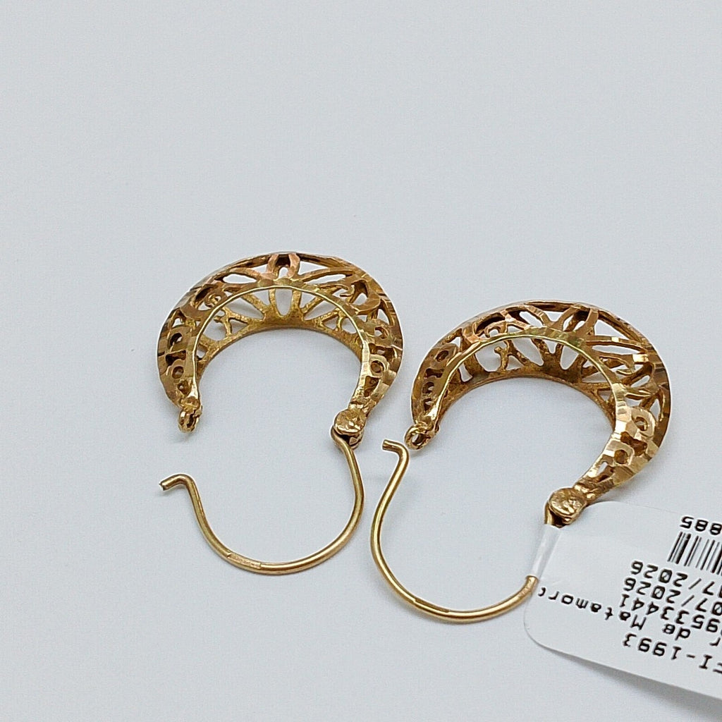 ARRACADAS PAR ORO 8 K 3,90 GRMS (SEMINUEVO)