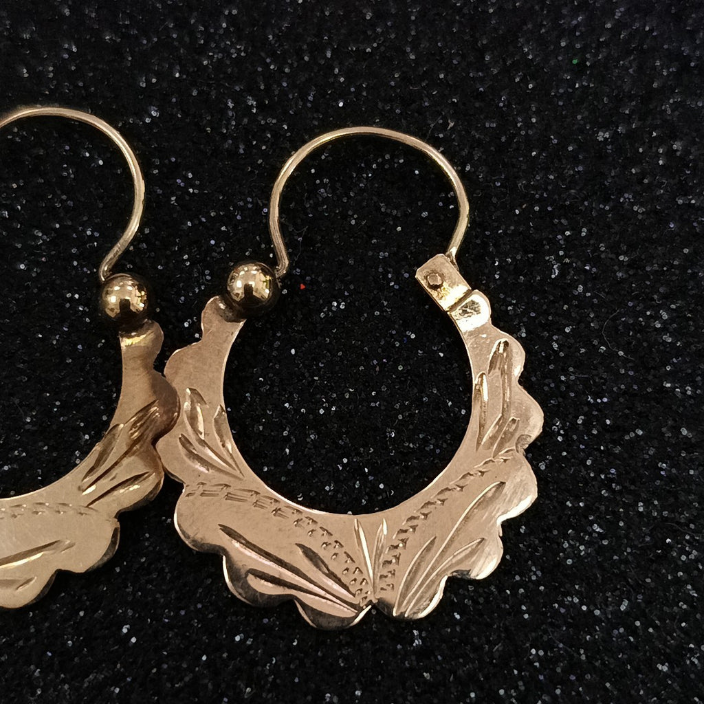 ARETES PAR ORO 8 K 2 GRMS (SEMINUEVO)