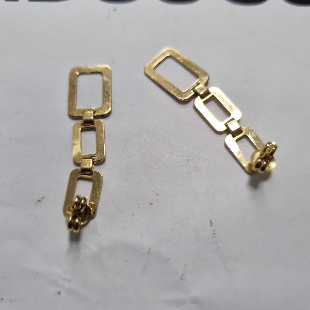 ARETES PAR ORO 18 K 4 GRMS (SEMINUEVO)