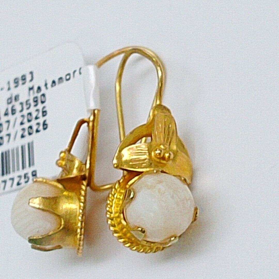 BROQUELES PAR ORO 14 K 2.9 GRMS (SEMINUEVO)