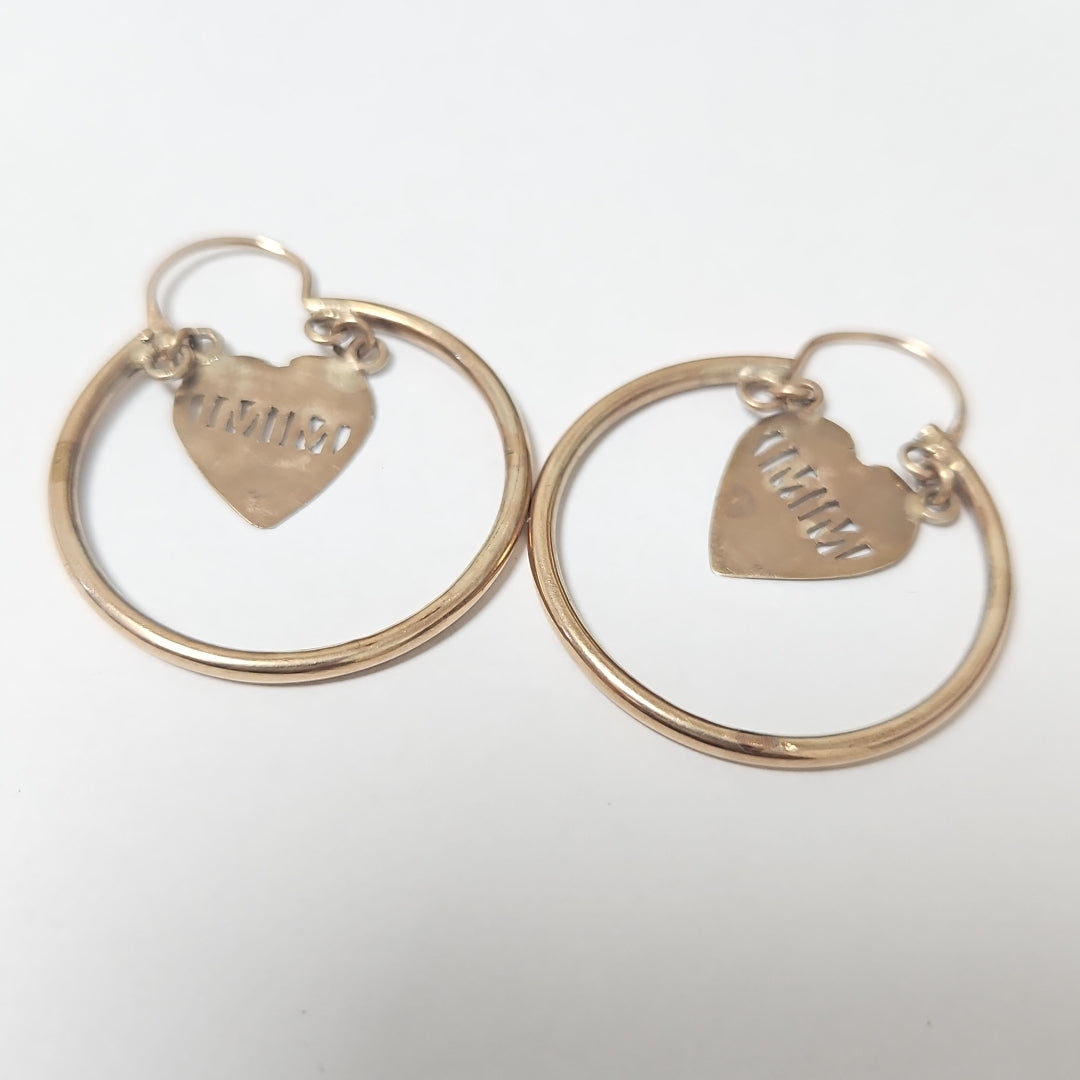 ARETES PAR ORO 8 K 5,20 GRMS (SEMINUEVO)