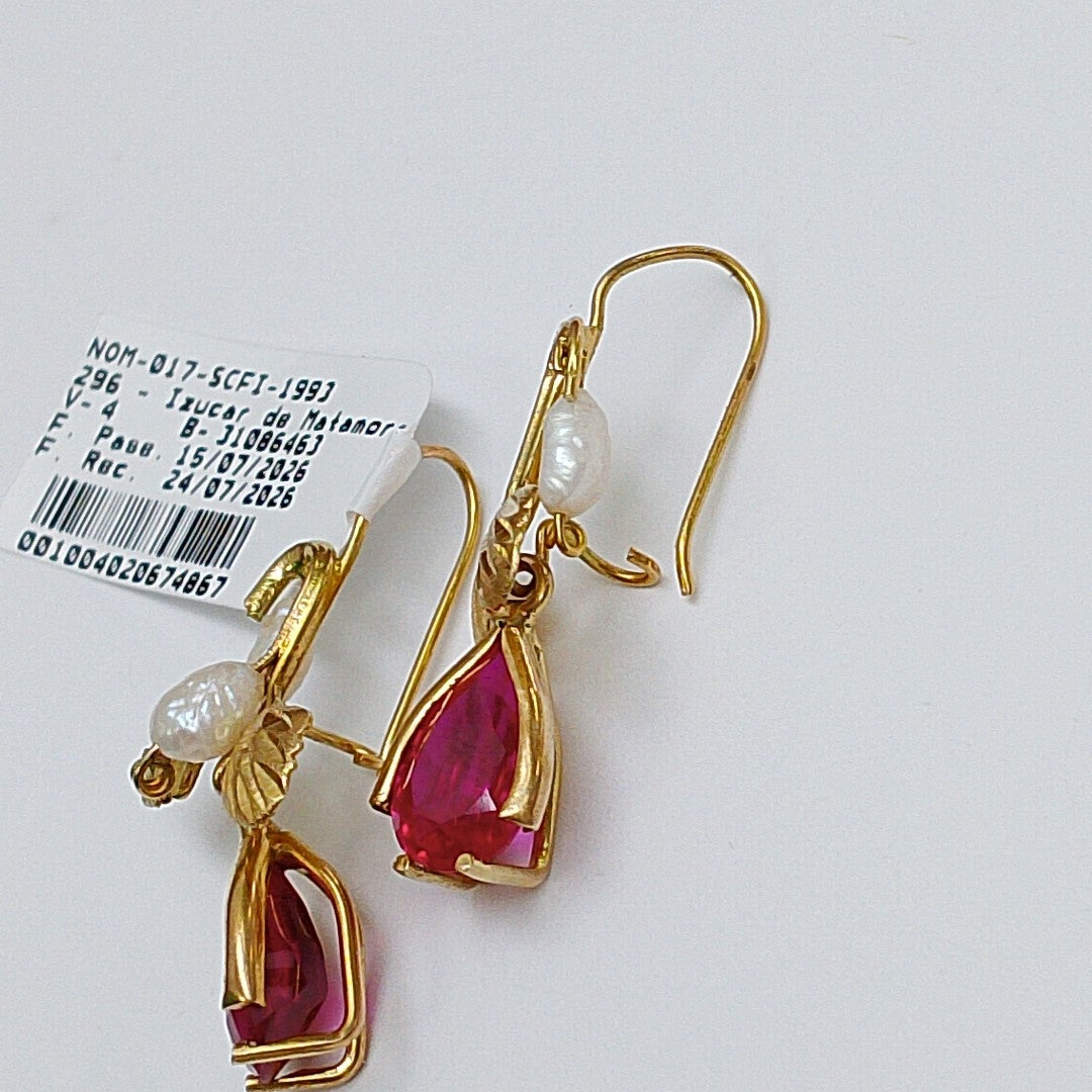 ARETES PAR ORO 8 K 4.3 GRMS (SEMINUEVO)