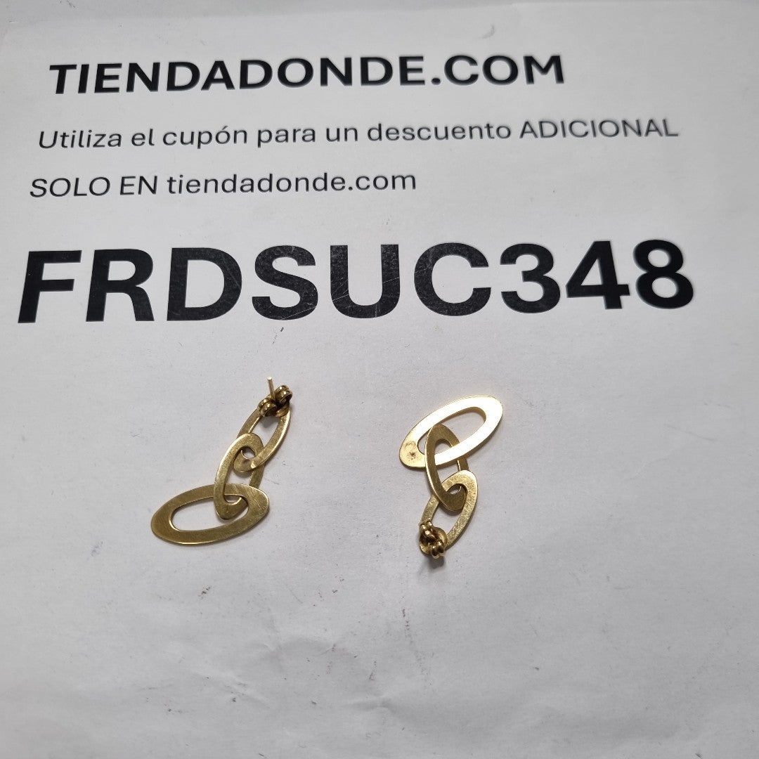 ARETES PAR ORO 18 K 4.9 GRMS (SEMINUEVO)