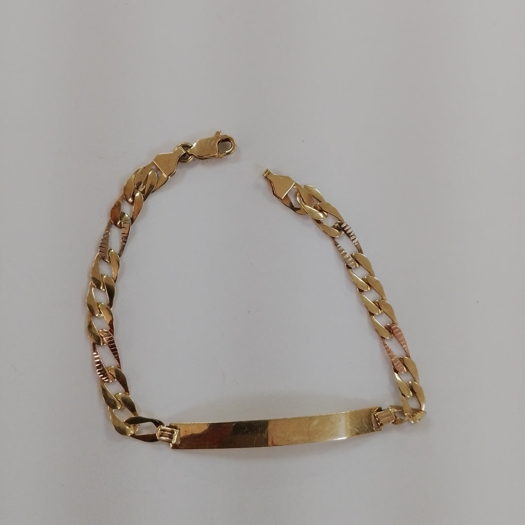 ESCLAVA ORO COMBINADO 14 K 3,00 GRMS (SEMINUEVO)
