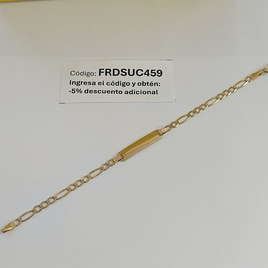 ESCLAVAS NIÑO ORO 14K 3.2 (NUEVO)