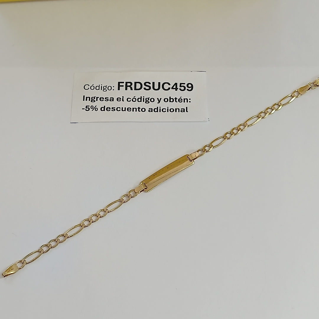 ESCLAVAS NIÑO ORO 14K 3.2 (NUEVO)
