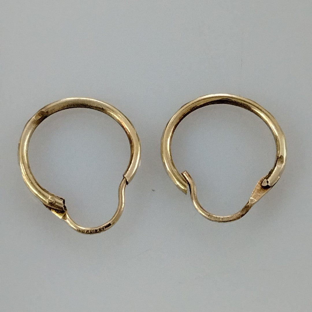 ARRACADAS PAR ORO 10 K 0.9 GRMS (SEMINUEVO)