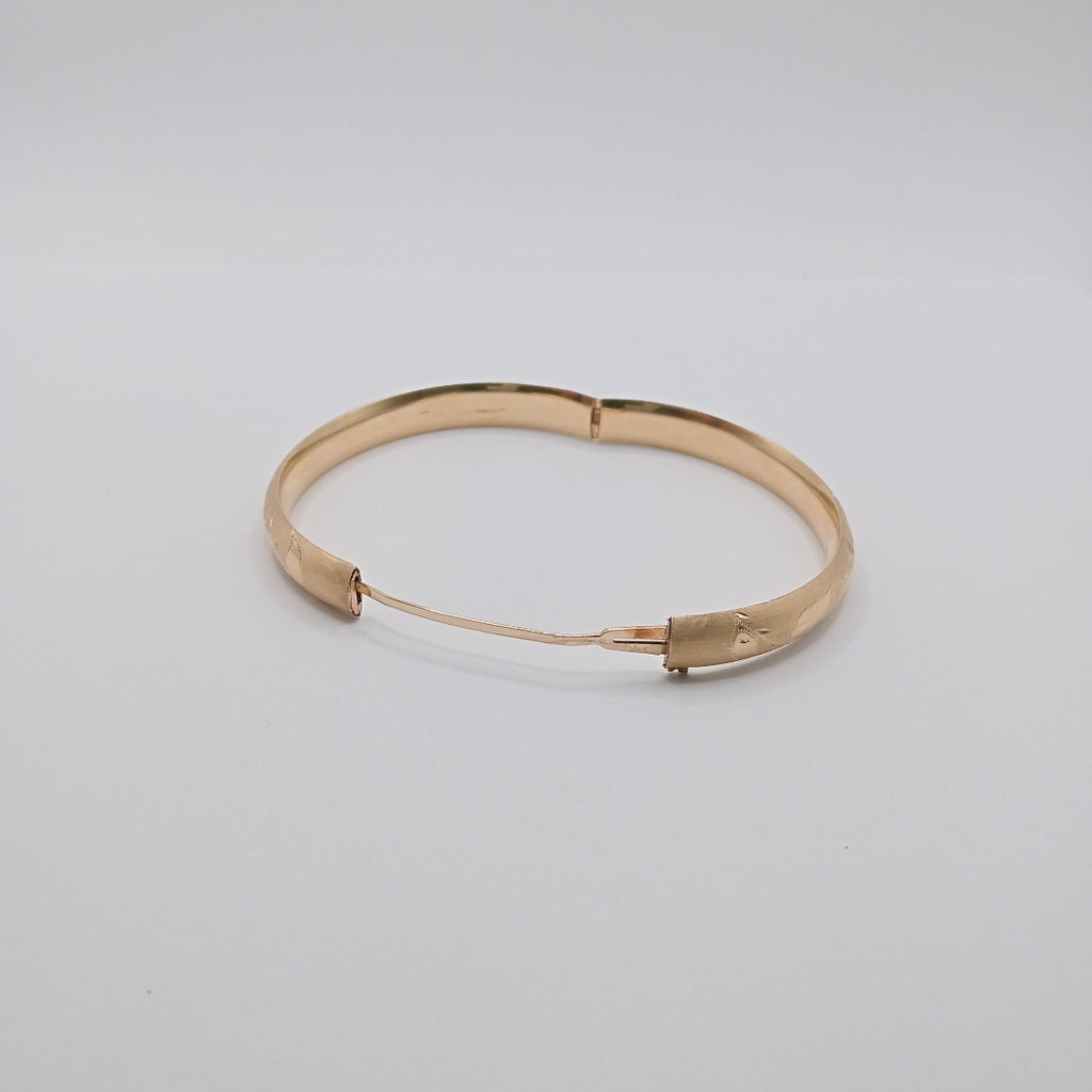 PULSERA RIGIDA ORO 14 K 9,60 GRMS (SEMINUEVO)