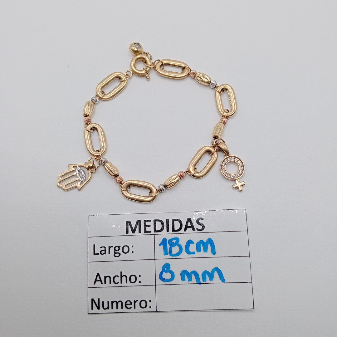 PULSERA ORO 14 K 7.6 GRMS (SEMINUEVO)