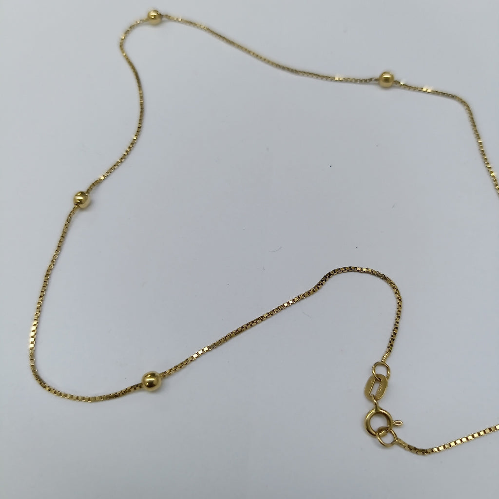 CADENA ORO 14 K 2,40 GRMS (SEMINUEVO)
