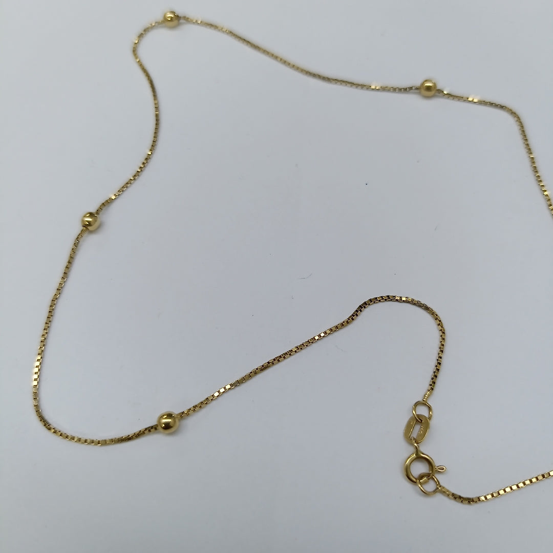 CADENA ORO 14 K 2,40 GRMS (SEMINUEVO)