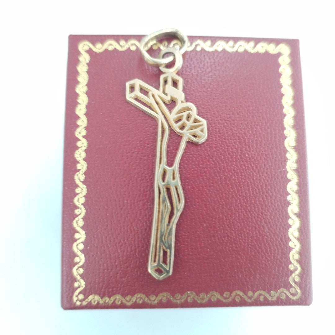 CRUCIFIJO ORO 10 K 2,00 GRMS (SEMINUEVO)