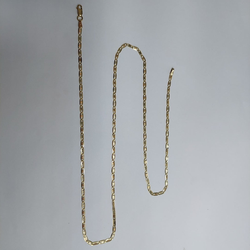 CADENA ORO COMBINADO 14 K 4.6 GRMS (SEMINUEVO)