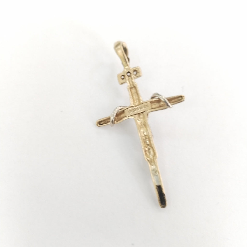 CRUCIFIJO ORO 10 K 2,70 GRMS (SEMINUEVO)