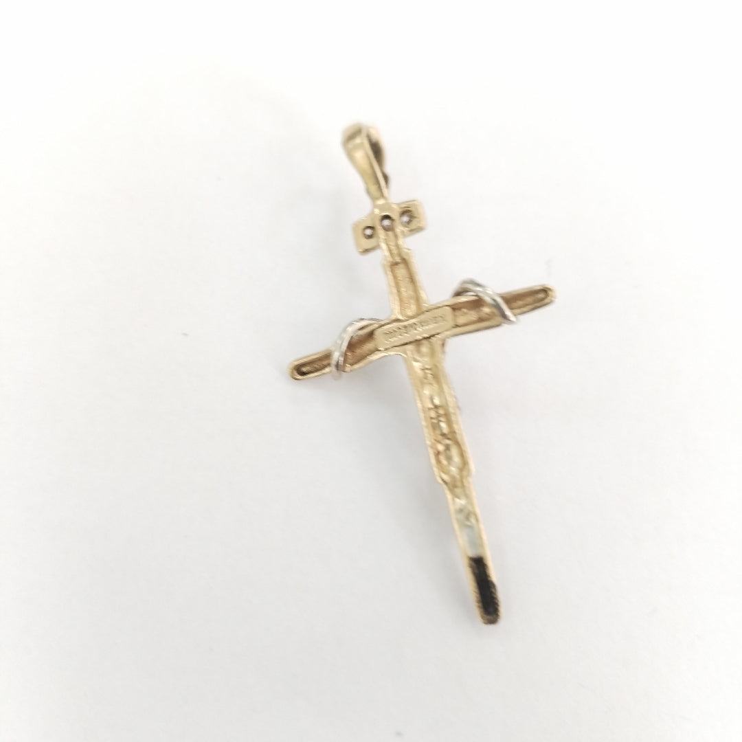 CRUCIFIJO ORO 10 K 2,70 GRMS (SEMINUEVO)