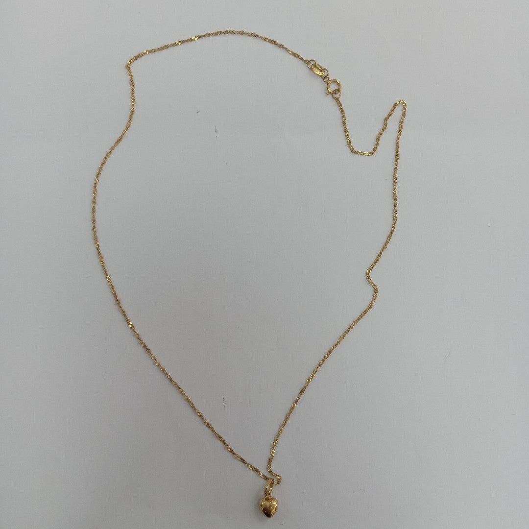 CADENA, DIJE ORO 10 K 1.5 GRMS (SEMINUEVO)
