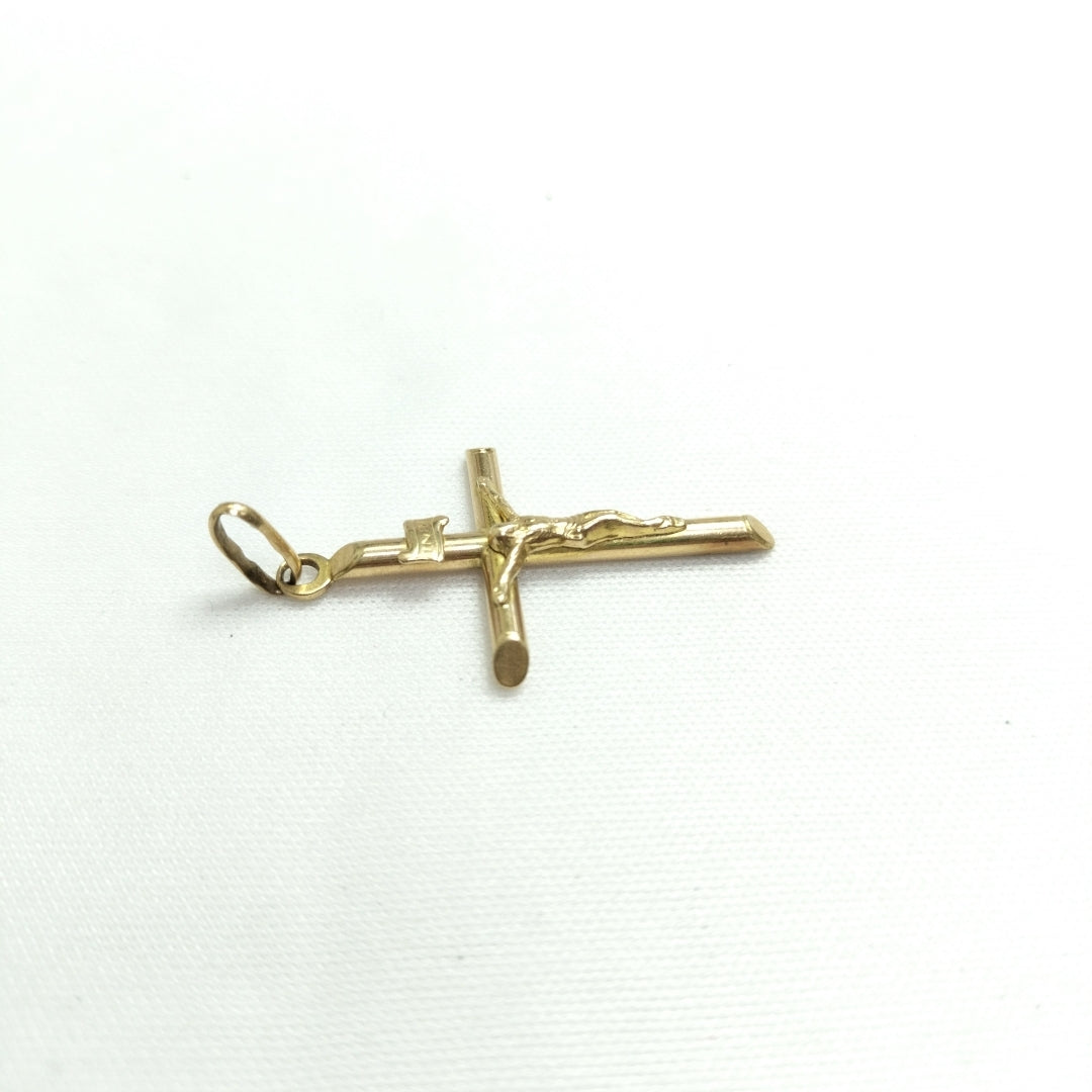 CRUCIFIJO ORO 10 K 2.4 GRMS (SEMINUEVO)