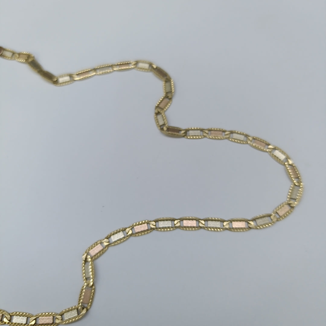 CADENA ORO COMBINADO 10 K 15,50 GRMS (SEMINUEVO)