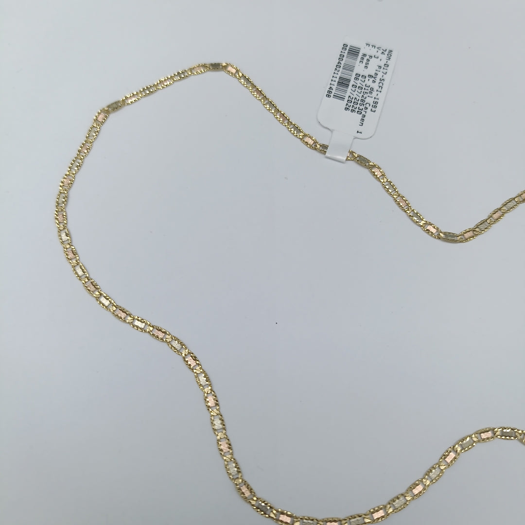 CADENA ORO COMBINADO 10 K 4.7 GRMS (SEMINUEVO)
