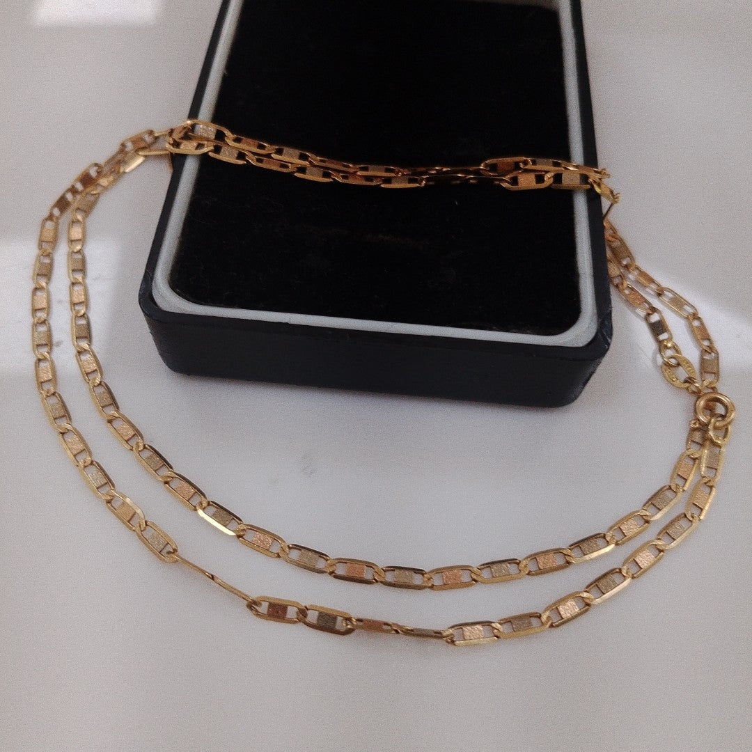 CADENA ORO COMBINADO 14 K 5,70 GRMS (SEMINUEVO)