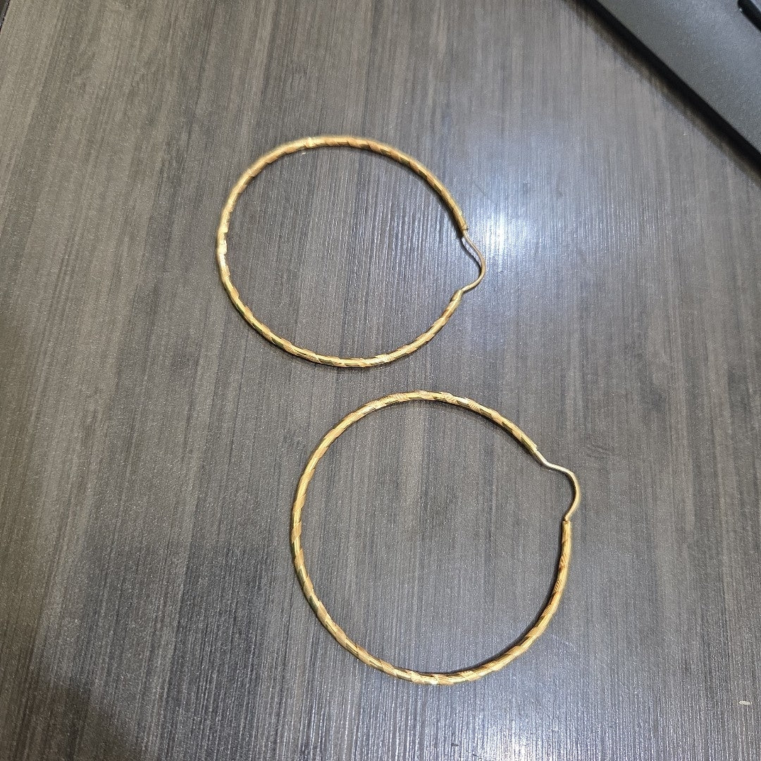 ARRACADAS PAR ORO 14 K 4.4 GRMS (SEMINUEVO)